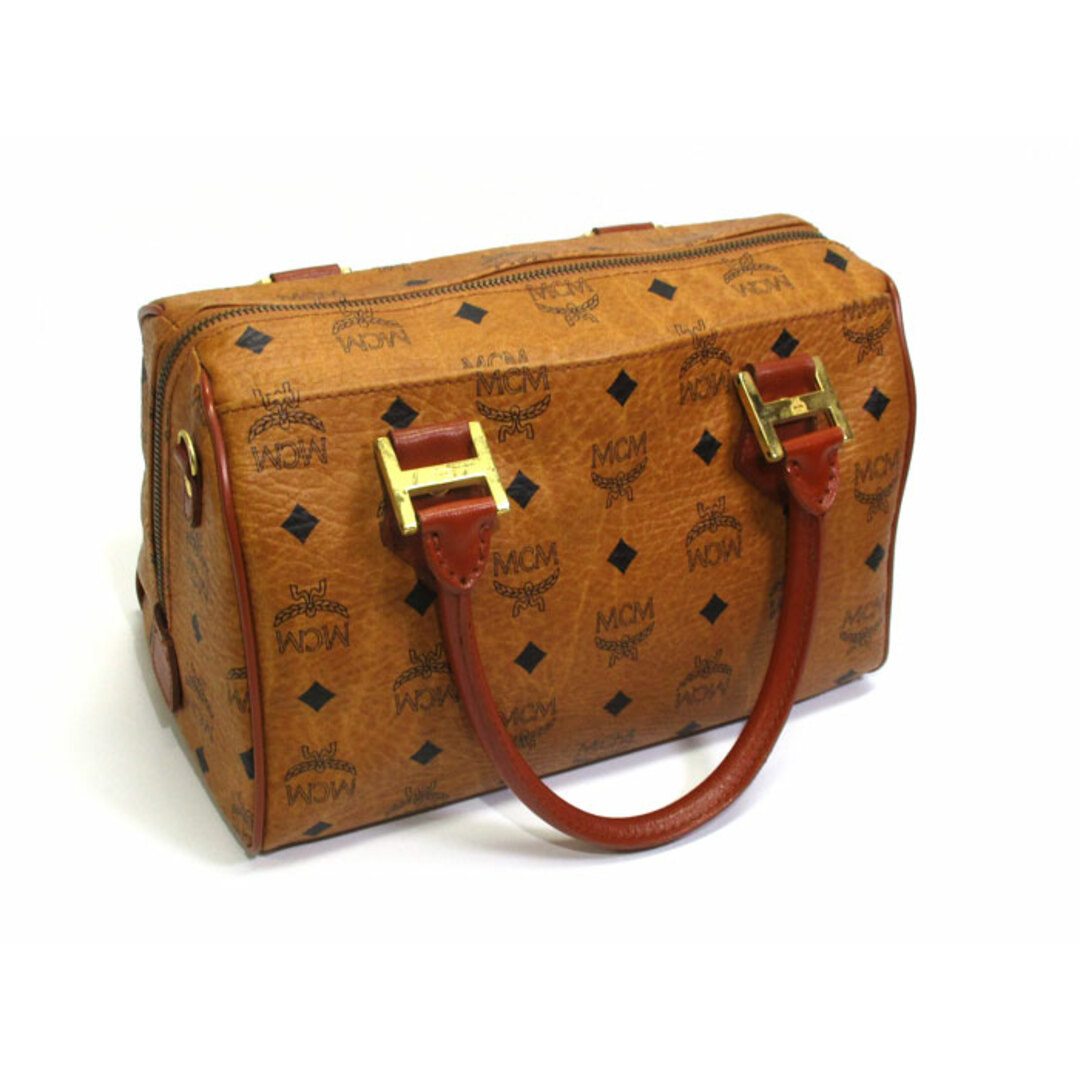 MCM ミニボストンバッグ ヴィセトス ブラウン ブラック-eastgate.mk
