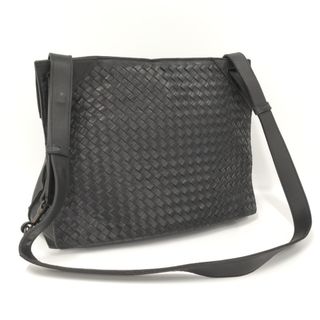 ボッテガヴェネタ(Bottega Veneta)のBOTTEGA VENETA ショルダーバッグ イントレチャートレザー ブラック(ショルダーバッグ)