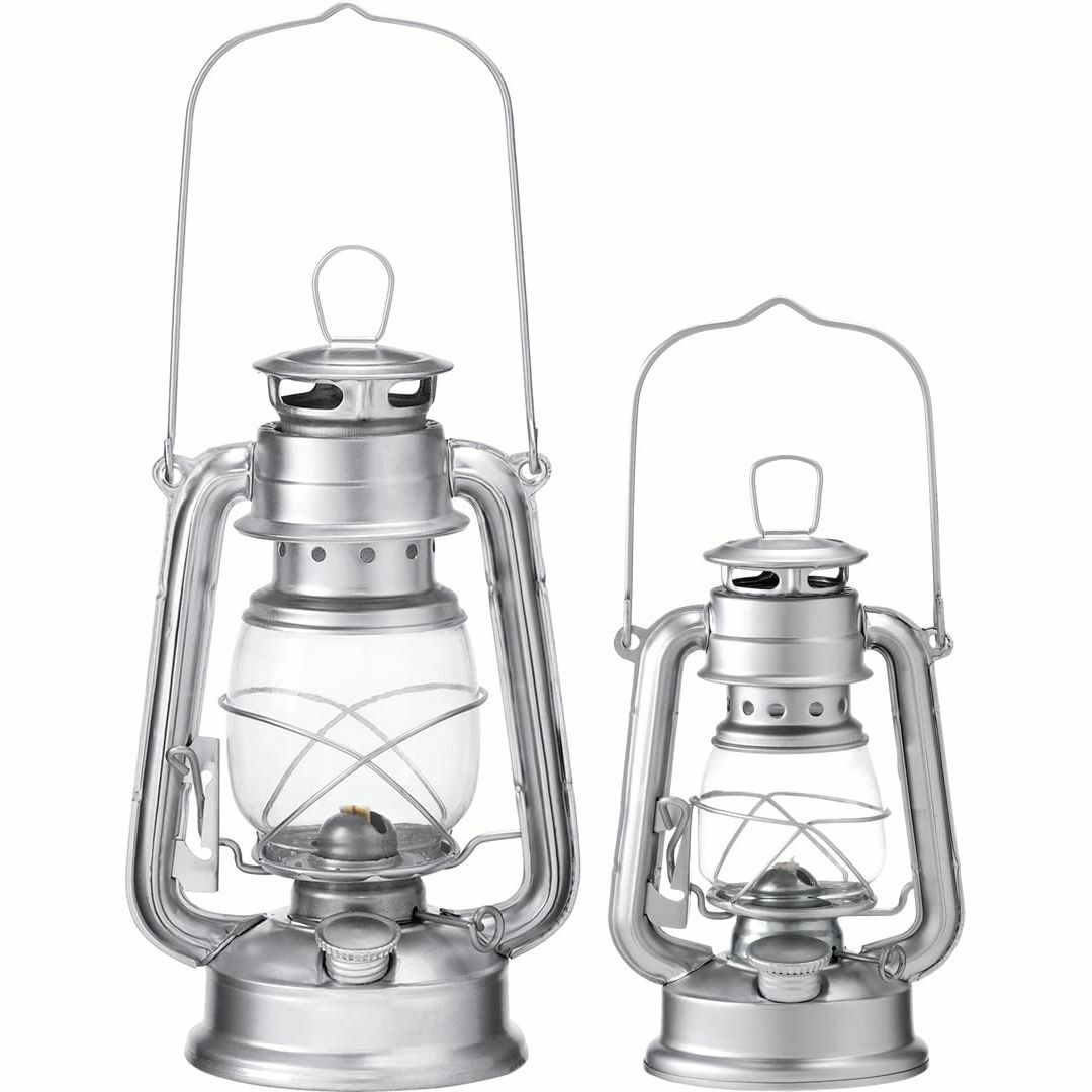 カメヤマキャンドル オイルランタン シルバー＆オイルランタン ミニ シルバーSJ