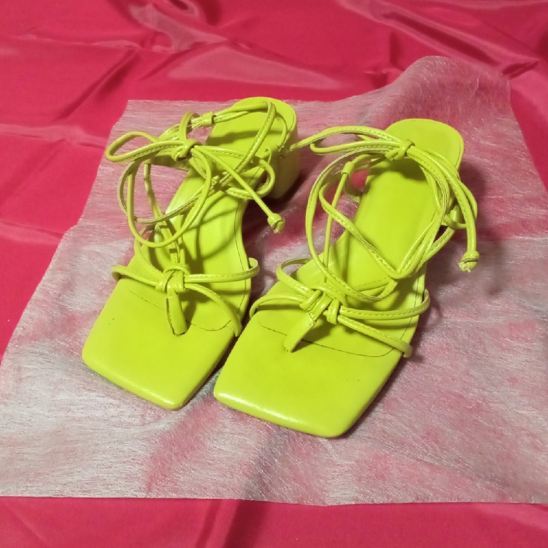 GU(ジーユー)のGU　編み上げサンダル レディースの靴/シューズ(サンダル)の商品写真