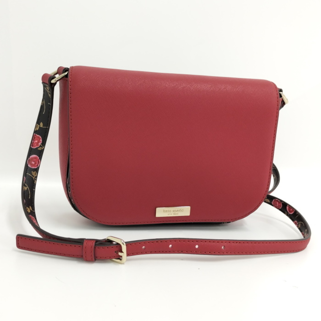 kate spade new york(ケイトスペードニューヨーク)のKate Spade ショルダーバッグ レザー レッド レディースのバッグ(ショルダーバッグ)の商品写真