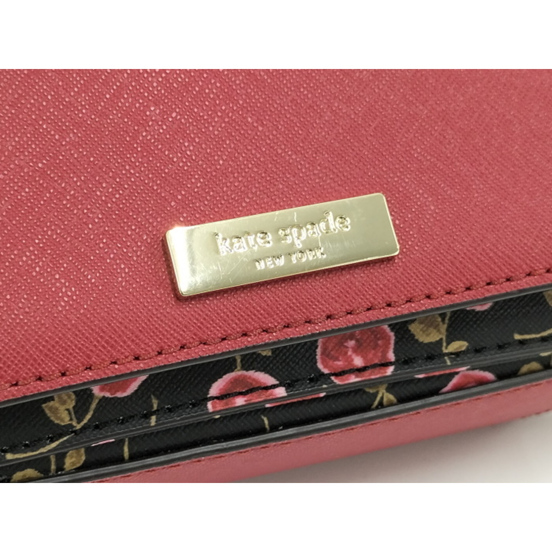 kate spade new york(ケイトスペードニューヨーク)のKate Spade ショルダーバッグ レザー レッド レディースのバッグ(ショルダーバッグ)の商品写真