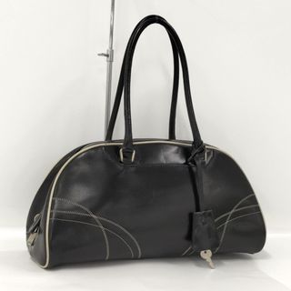 PRADA   PRADA ミニボストンバッグ レザー ブラックの通販 by