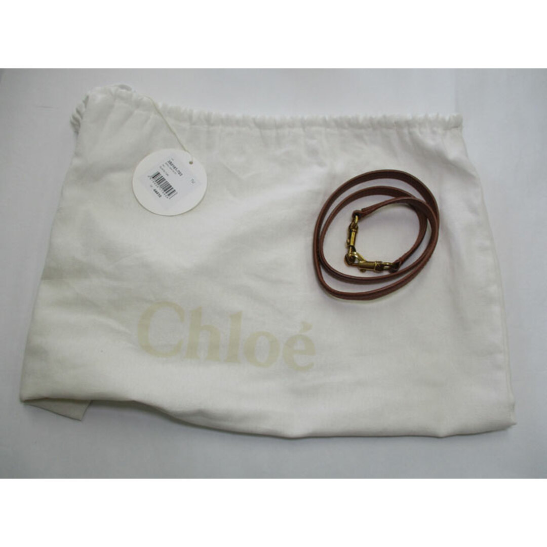 Chloe アリス 2WAY ショルダーバッグ レザー ブラック ブラウン