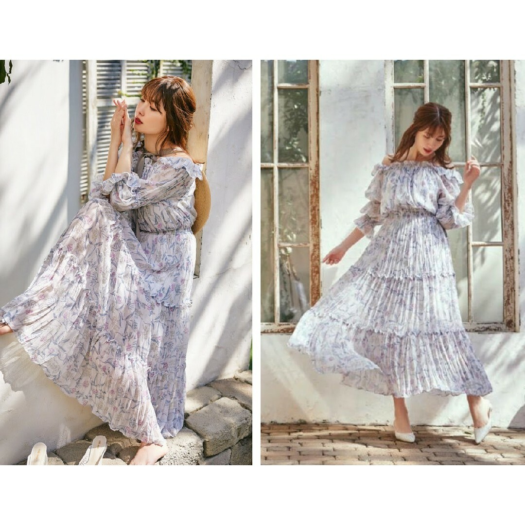 Her lip to - Dream Floral Long Dress Her lip toの通販 by mm's shop