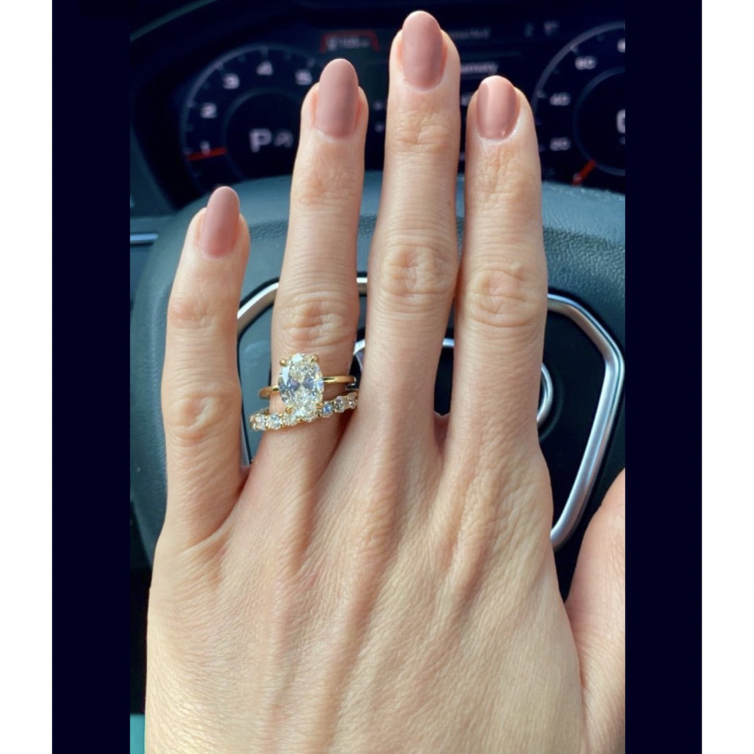 7号♡フルエタニティリング イエローゴールド ファッションリング 結婚