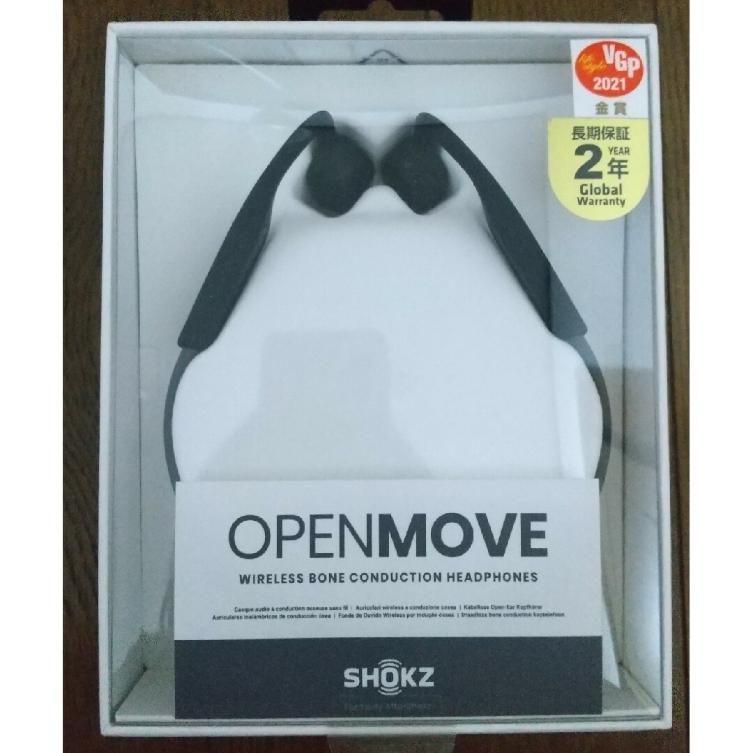 SHOKZ OPENMOVE SLATE GREY 骨伝導ワイヤレスヘッドホン