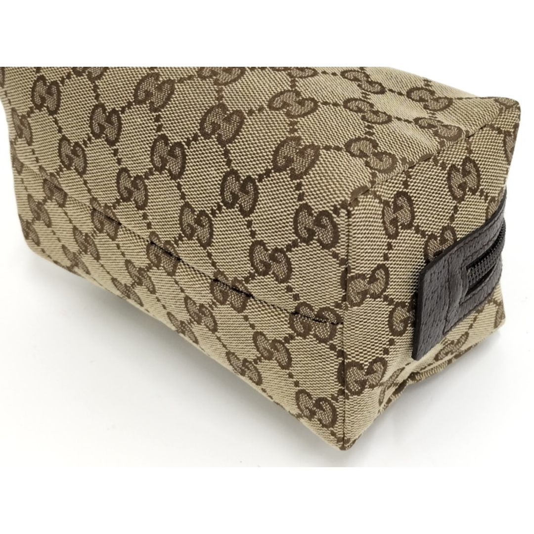 GUCCI ポーチ GGキャンバス ベージュ ブラウン 29596