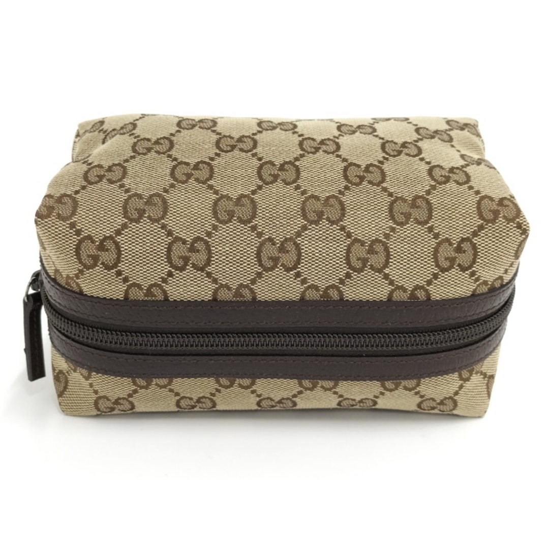 GUCCI ポーチ GGキャンバス ベージュ ブラウン 29596