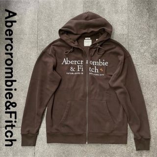 Abercrombie&Fitch - 新品☆アバクロメンズ刺繍ロゴ☆ZIPオーバー