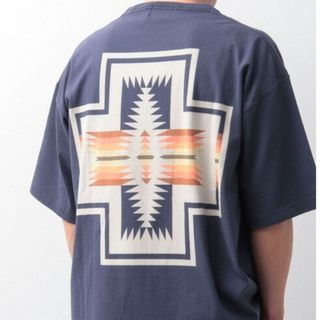 ペンドルトン(PENDLETON)のペンドルトン Back Print Tee バックプリントTシャツ ネイビー M(Tシャツ/カットソー(半袖/袖なし))