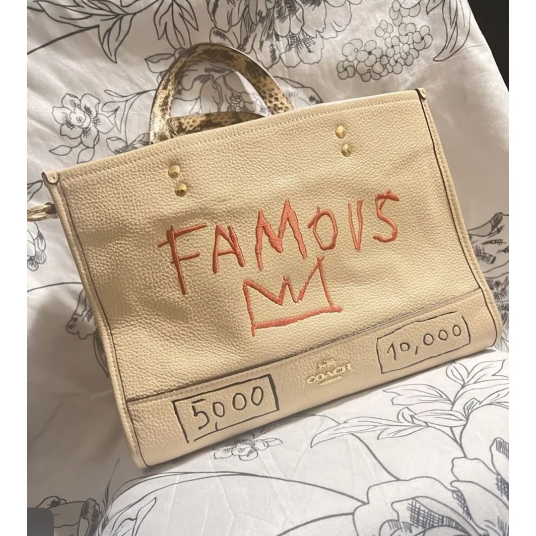 即納・全国送料無料 COACH FAMOUSコラボ バック トートバッグ ショルダーバッグ 2way レディース