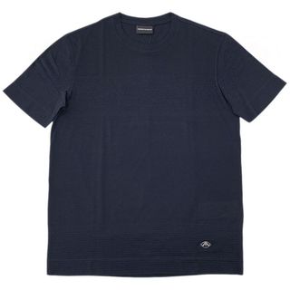 アルマーニ(Armani)の【新品】アルマーニ メンズ Tシャツ ネイビー Sサイズ 04518(Tシャツ/カットソー(半袖/袖なし))