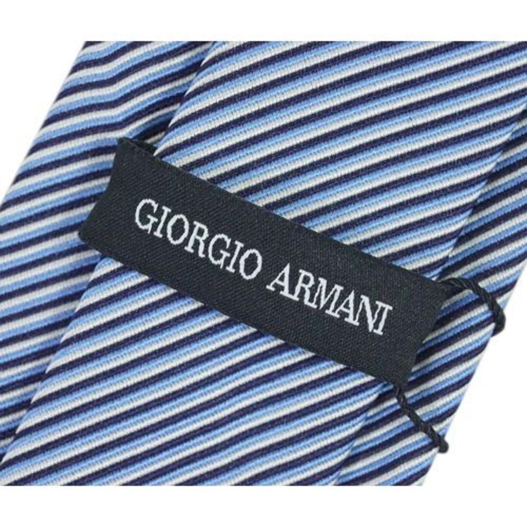 Armani(アルマーニ)の【新品】アルマーニ ネクタイ 360054 スカイブルー/ネイビー 31202 メンズのファッション小物(ネクタイ)の商品写真