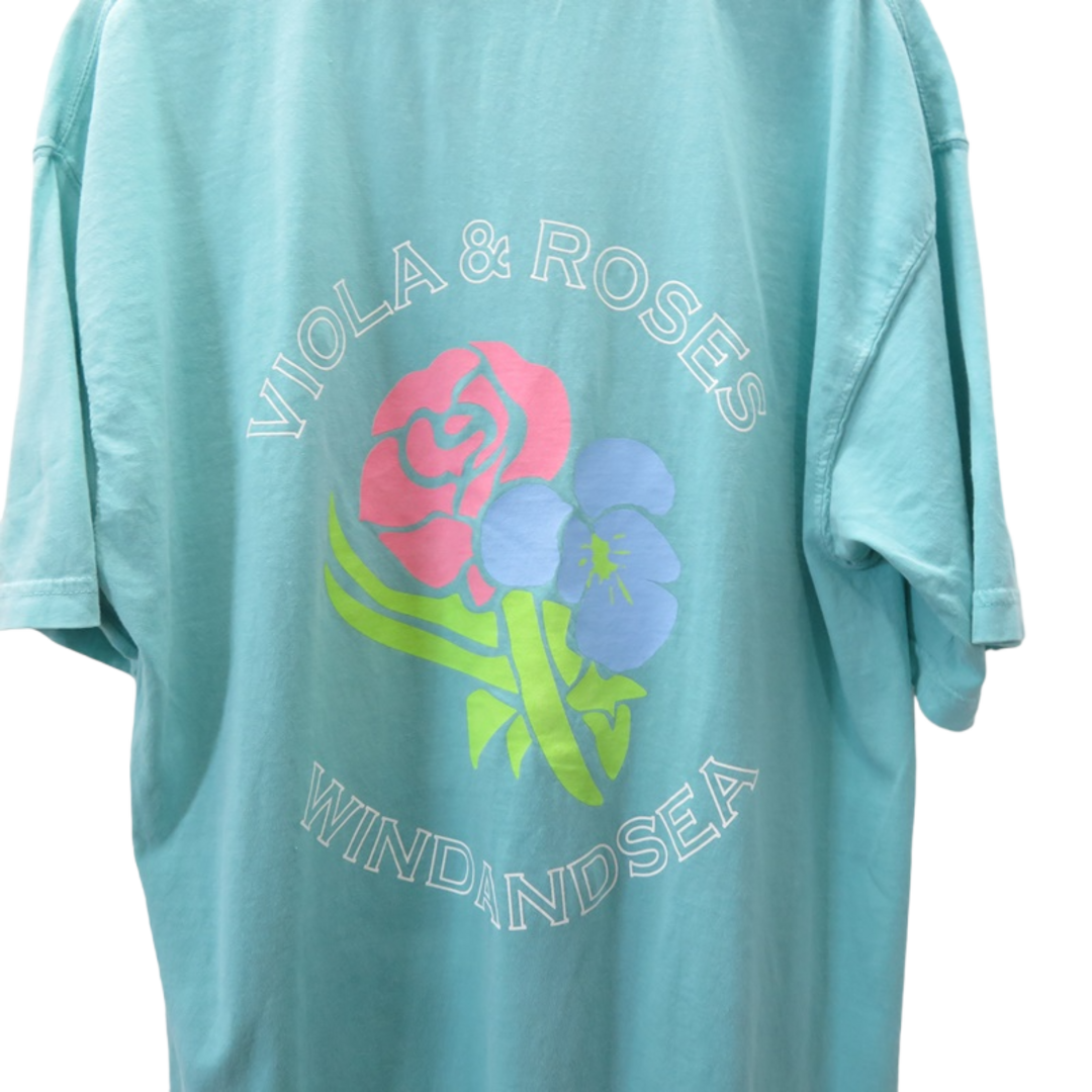 WIND AND SEA VIOLA&ROSES FLOWER TEE