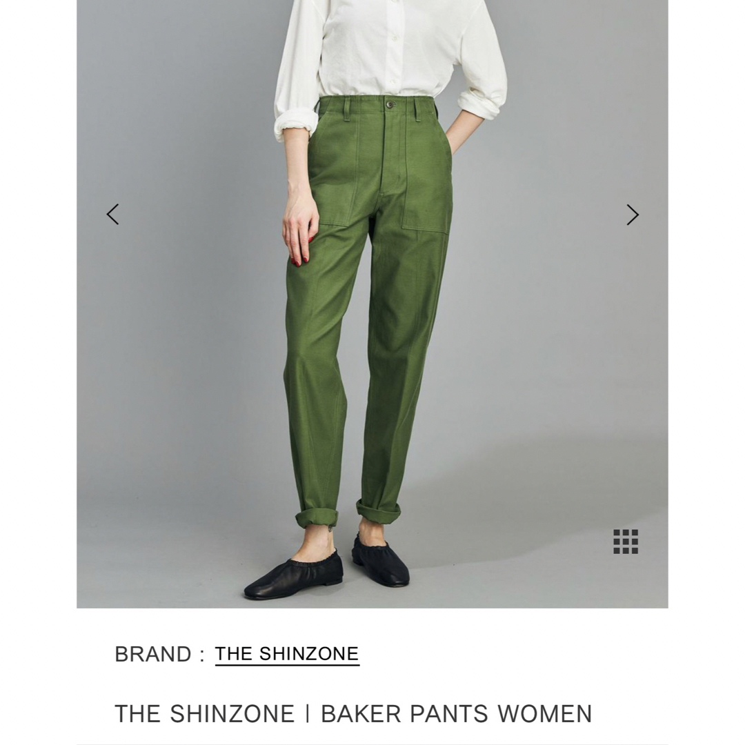 THE Shinzone(ザシンゾーン) BAKER PANTS レディース