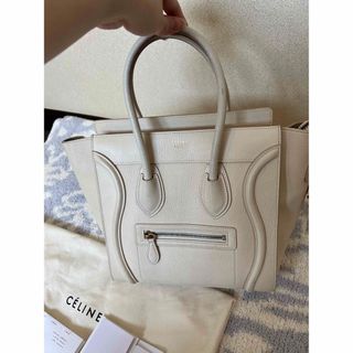 セリーヌ CELINE バッグ バック トートバッグ ホワイト レザー 本革