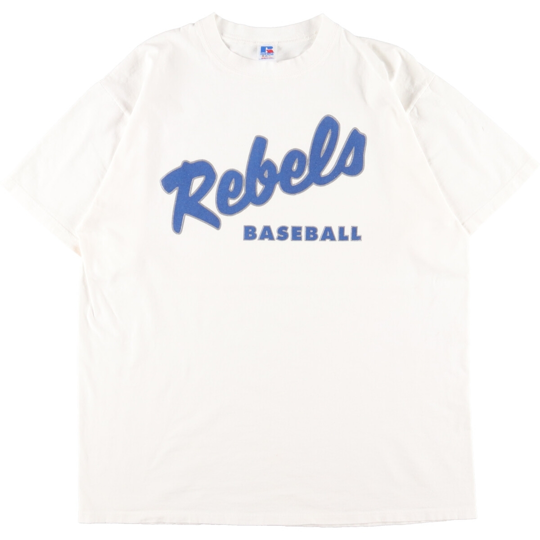 90年代 ラッセル Russell カレッジ リンガーTシャツ USA製 メンズL ヴィンテージ /eaa355819