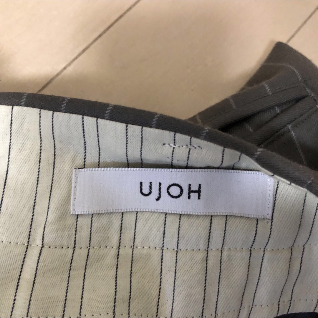 美品 Ujoh ストライプシャツ セットアップ