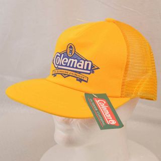 コールマン(Coleman)の【未使用】コールマン アメリカンキャップ メッシュキャップ 帽子  イエロー(その他)