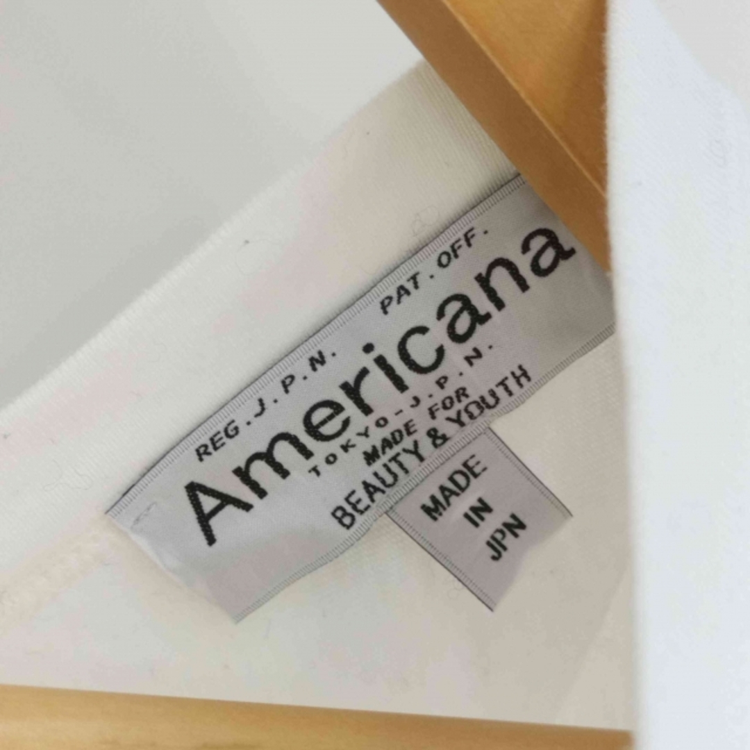 AMERICANA(アメリカーナ)のAmericana(アメリカーナ) 刺繍ロゴ フットボールTシャツ レディース レディースのトップス(その他)の商品写真