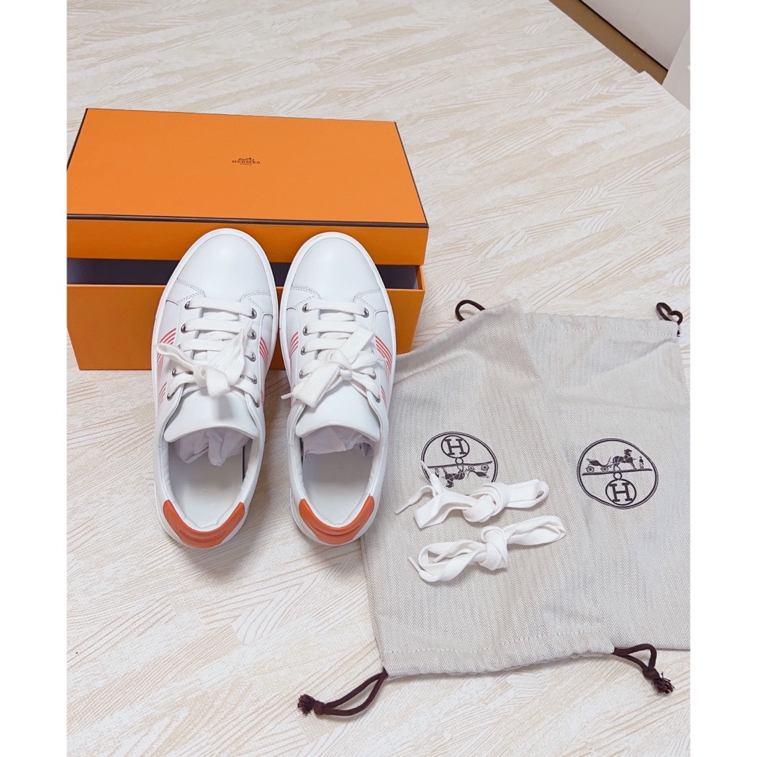 Hermes - HERMES Avantage スニーカーの通販 by Coco.li's shop