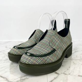 JEFFREY CAMPBELL - ジェフリーキャンベル チャック柄 厚底 ローファー