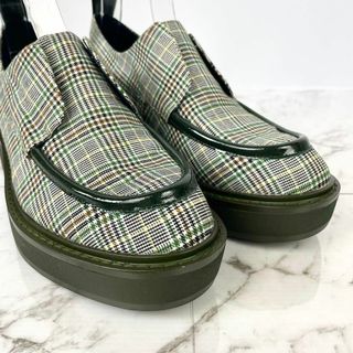 JEFFREY CAMPBELL - ジェフリーキャンベル チャック柄 厚底 ローファー