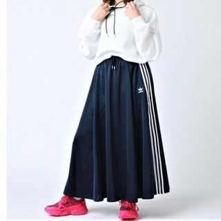 S ♡ BEAUTY&YOUTH ロングスカート adidas コラボ