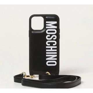 モスキーノ(MOSCHINO)のMOSCHINO ストラップ IPHONE ケース 12/12pro 1点(iPhoneケース)