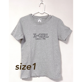 エックスガール(X-girl)のx-girlのTシャツ　S(Tシャツ(半袖/袖なし))