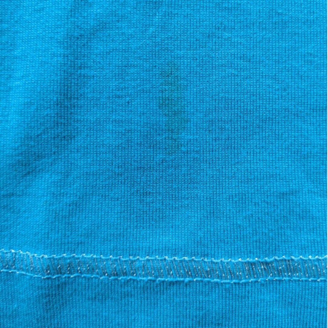 leilian(レリアン)のレリアン　パールビーズアップリケ　半袖Tシャツ　ブルー　マダムミセス婦人服 レディースのトップス(Tシャツ(半袖/袖なし))の商品写真