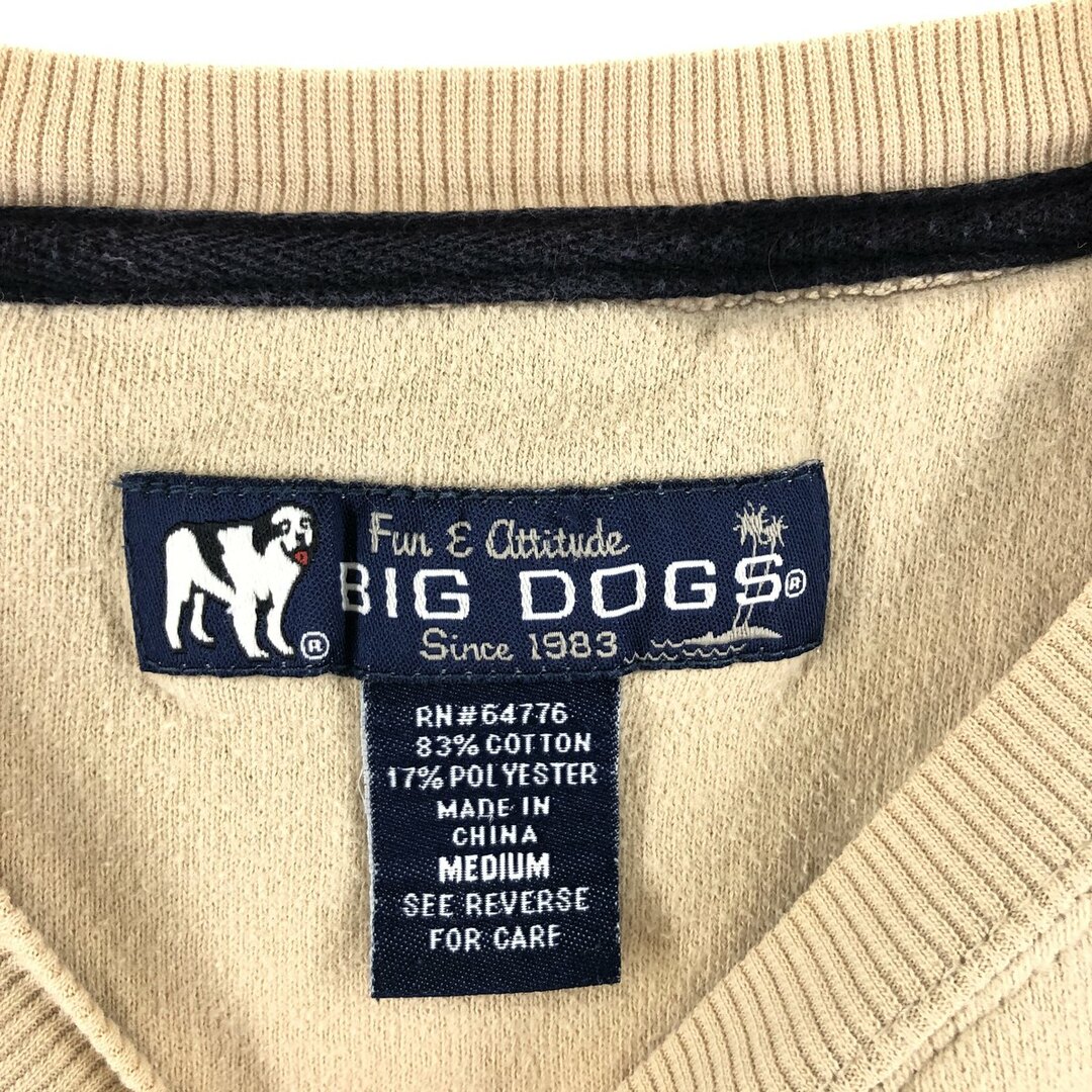 古着 BIG DOGS スウェットシャツ トレーナー メンズXL /eaa360276 メンズのトップス(スウェット)の商品写真
