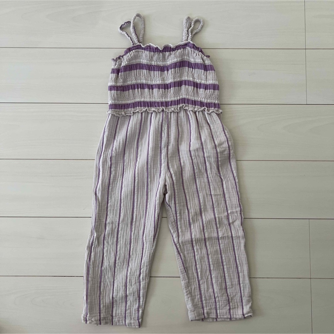 ZARA KIDS(ザラキッズ)のzarababy♡オールインワン サロペット ストライプ キッズ/ベビー/マタニティのキッズ服女の子用(90cm~)(パンツ/スパッツ)の商品写真