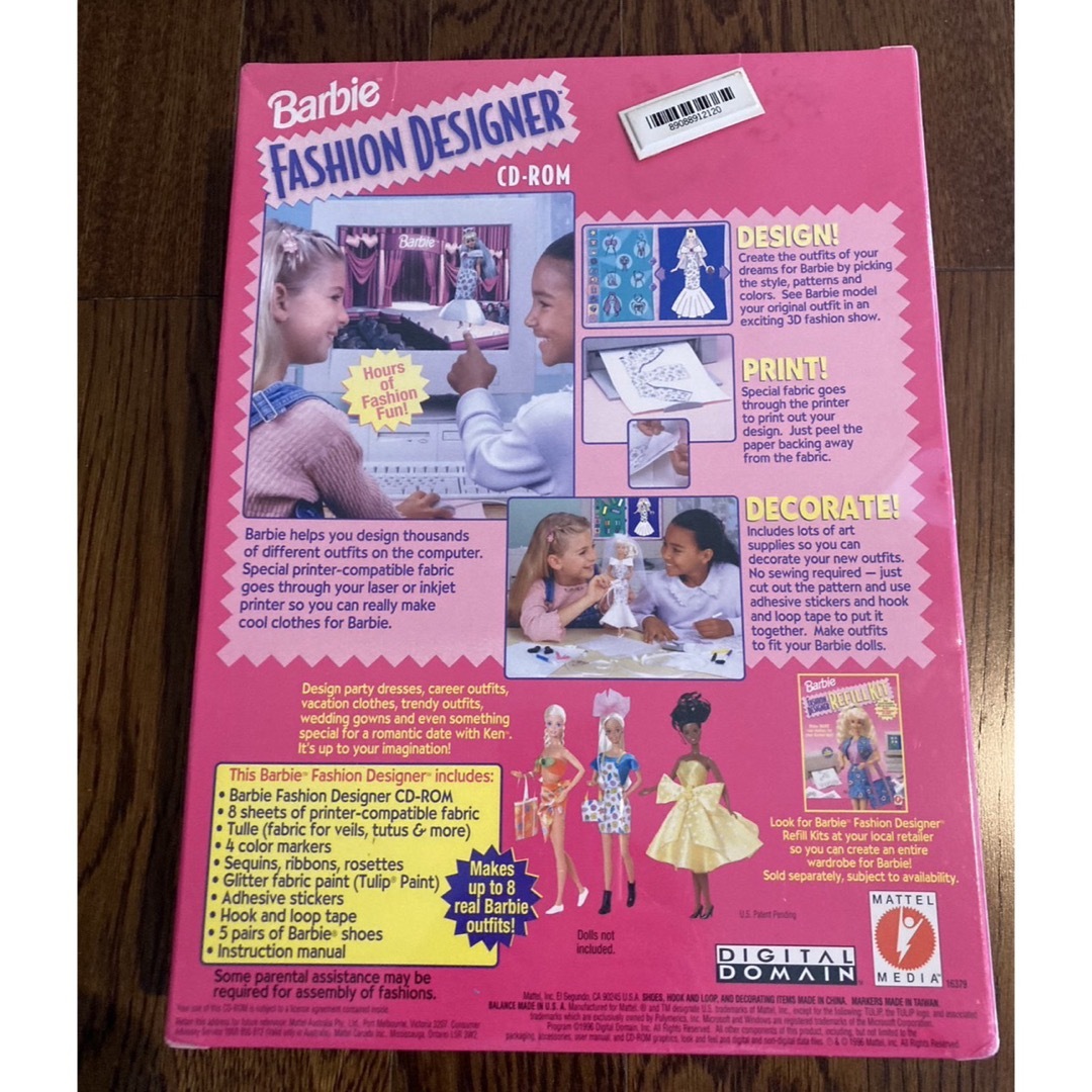 MATTEL【新品】BARBIE FASHION DESIGNER PC CD-ROM ????