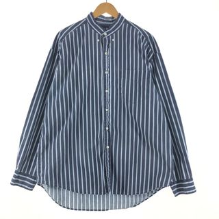 ギャップ(GAP)の古着 ギャップ GAP スタンドカラー 長袖 ストライプシャツ メンズXL /eaa359456(シャツ)