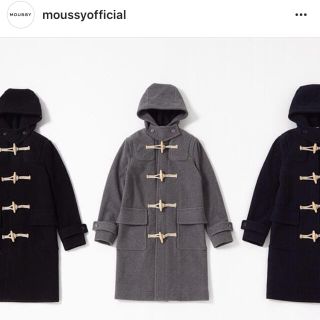 マウジー(moussy)の【美品】【送料無料】MOUSSY ダッフルコート(ダッフルコート)