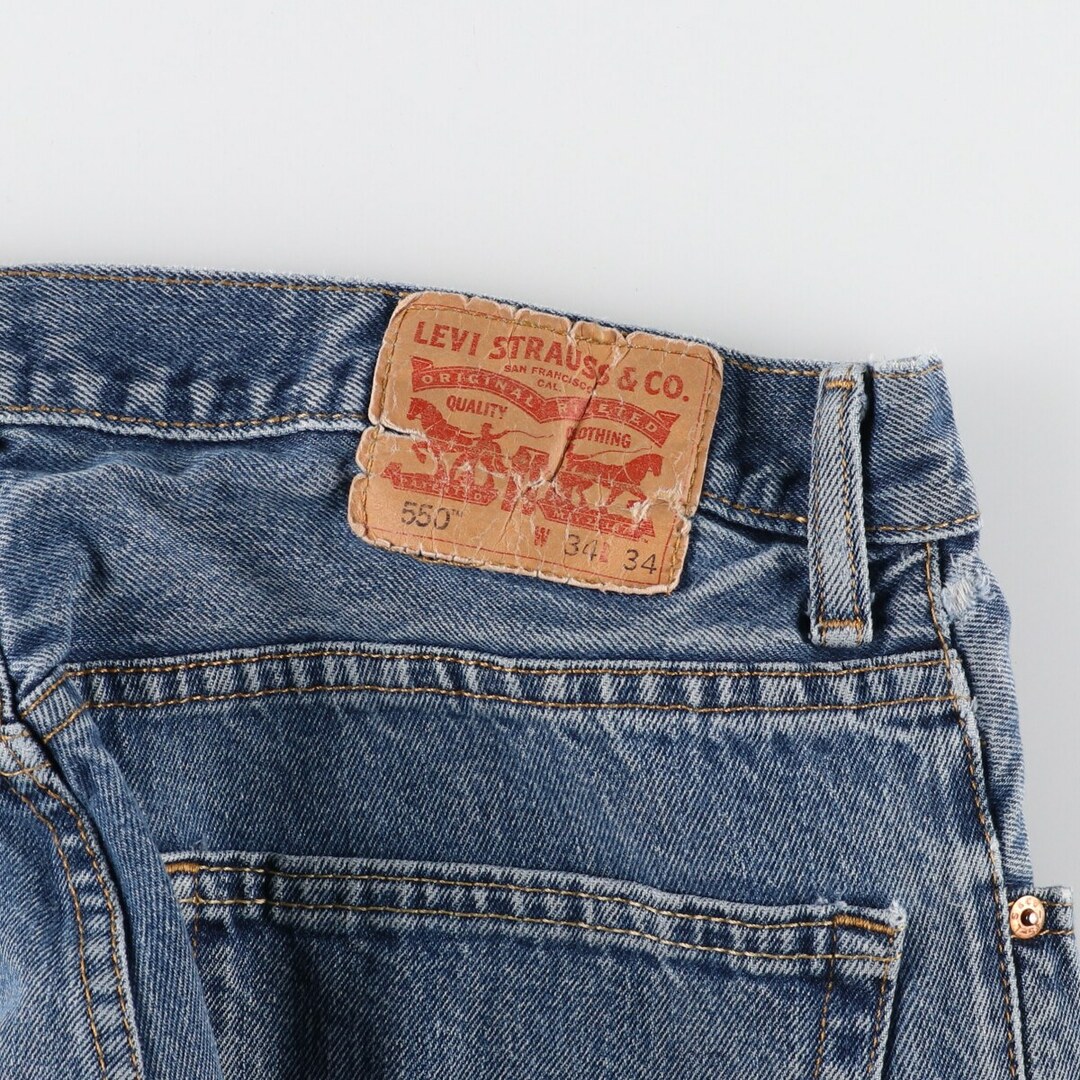 リーバイス Levi's 550 テーパードジーンズ デニムパンツ メンズw34 /eaa361016古着リーバイスLevi