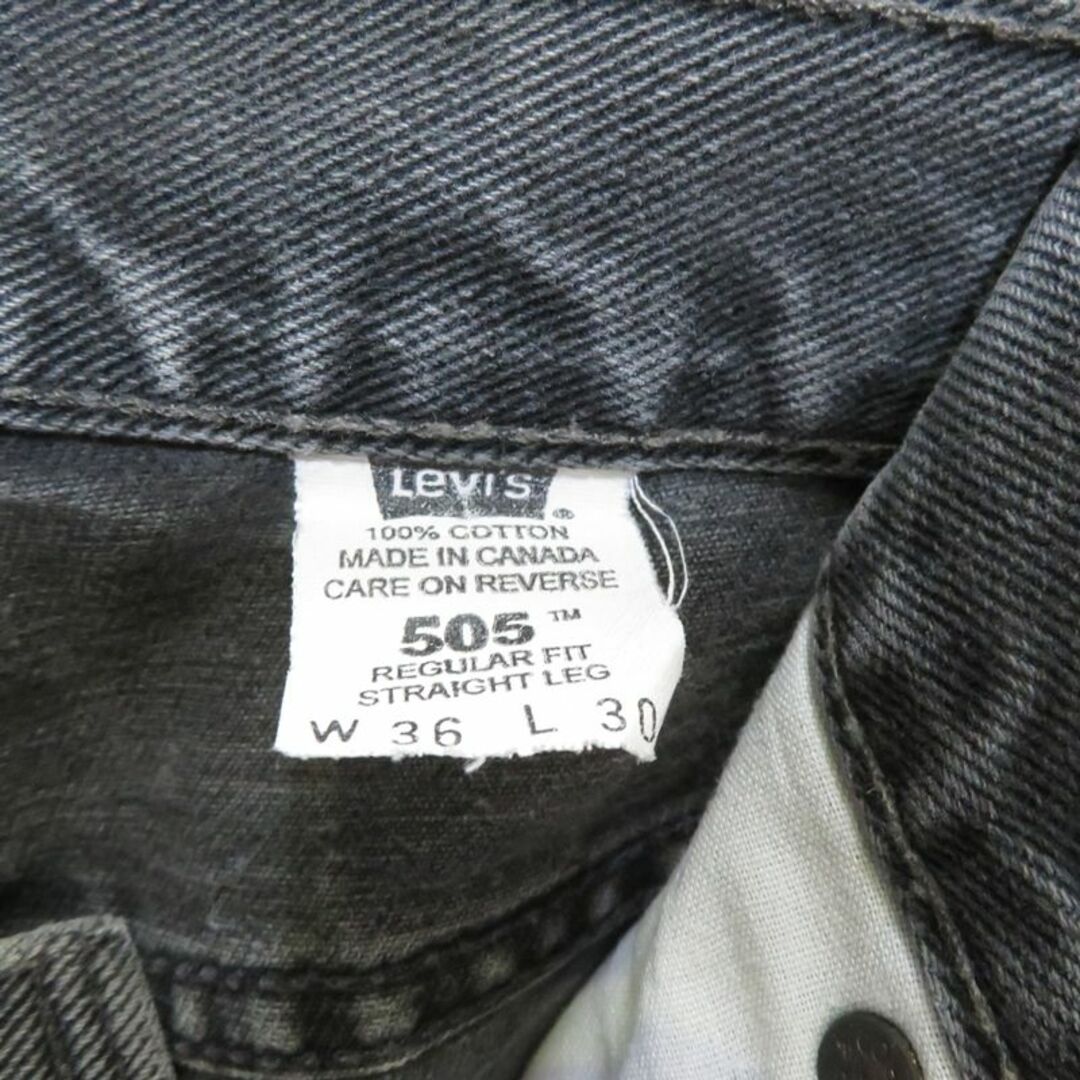 LEVIS VINTAGE 90s 505-0260 BLACK JEANS