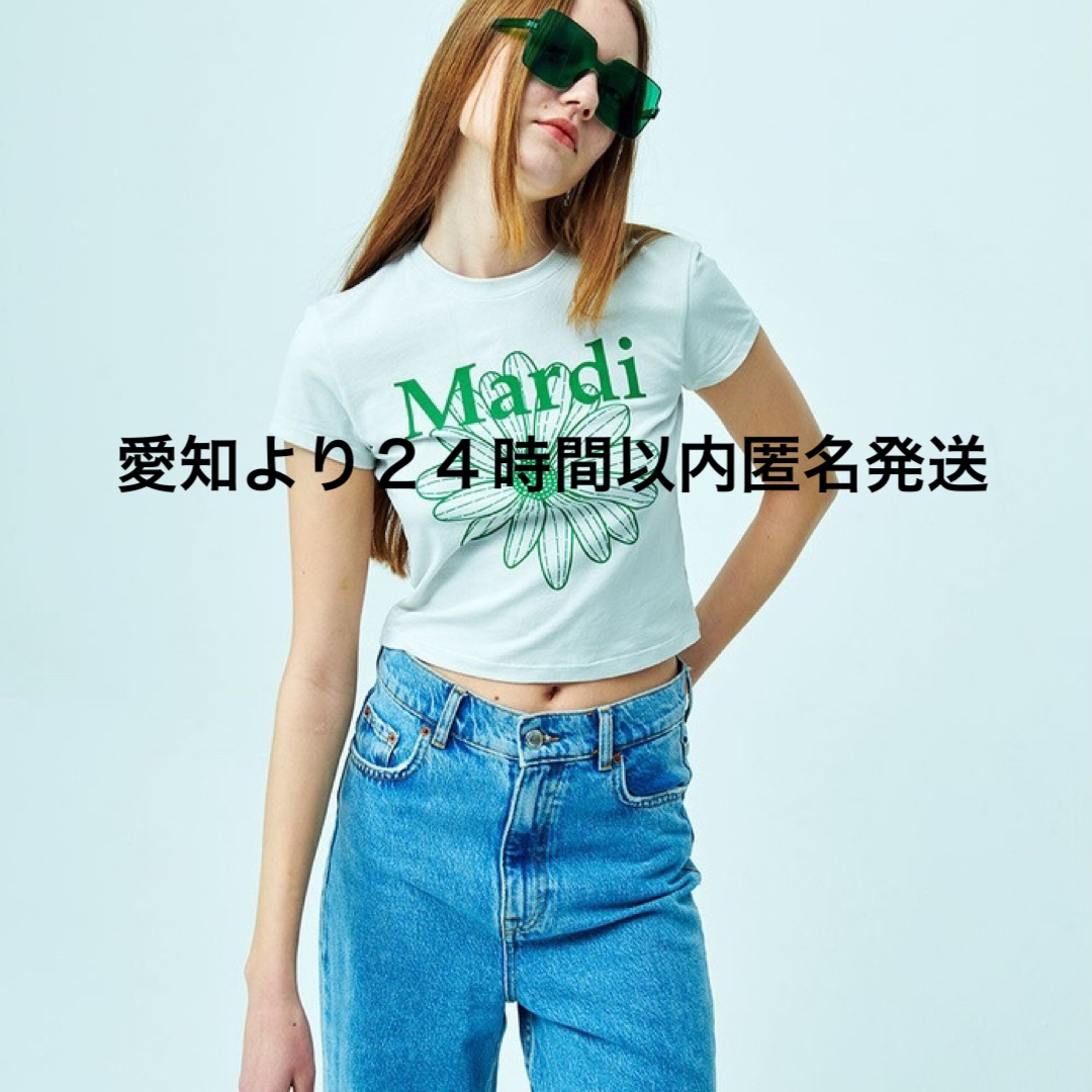 Mardi Mercredi マルディメクルディ CROPPED TSHIRT