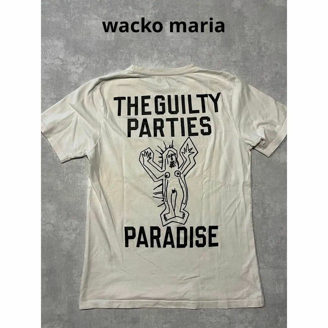 wacko maria バックプリント　Tシャツ　胸ポケット