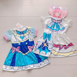 バンダイ(BANDAI)のひろがるスカイプリキュア　 キュアスカイ　キュアプリズム　 なりきりワンピース(ワンピース)