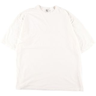 カルバンクライン(Calvin Klein)の古着 90年代 カルバンクライン Calvin klein JEANS 刺繍Tシャツ カナダ製 メンズXXL ヴィンテージ /eaa361177(Tシャツ/カットソー(半袖/袖なし))