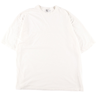カルバンクライン(Calvin Klein)の古着 90年代 カルバンクライン Calvin klein JEANS 刺繍Tシャツ カナダ製 メンズXXL ヴィンテージ /eaa361177(Tシャツ/カットソー(半袖/袖なし))