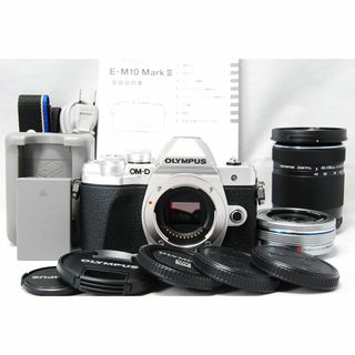 オリンパス(OLYMPUS)の■美品■OLYMPUS OM-D E-M10 MarkIII ダブルズームキット(ミラーレス一眼)