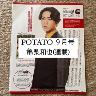 カトゥーン(KAT-TUN)のPOTATO 亀梨和也 KAT-TUN Going 連載 切り抜き 9月号(アート/エンタメ/ホビー)