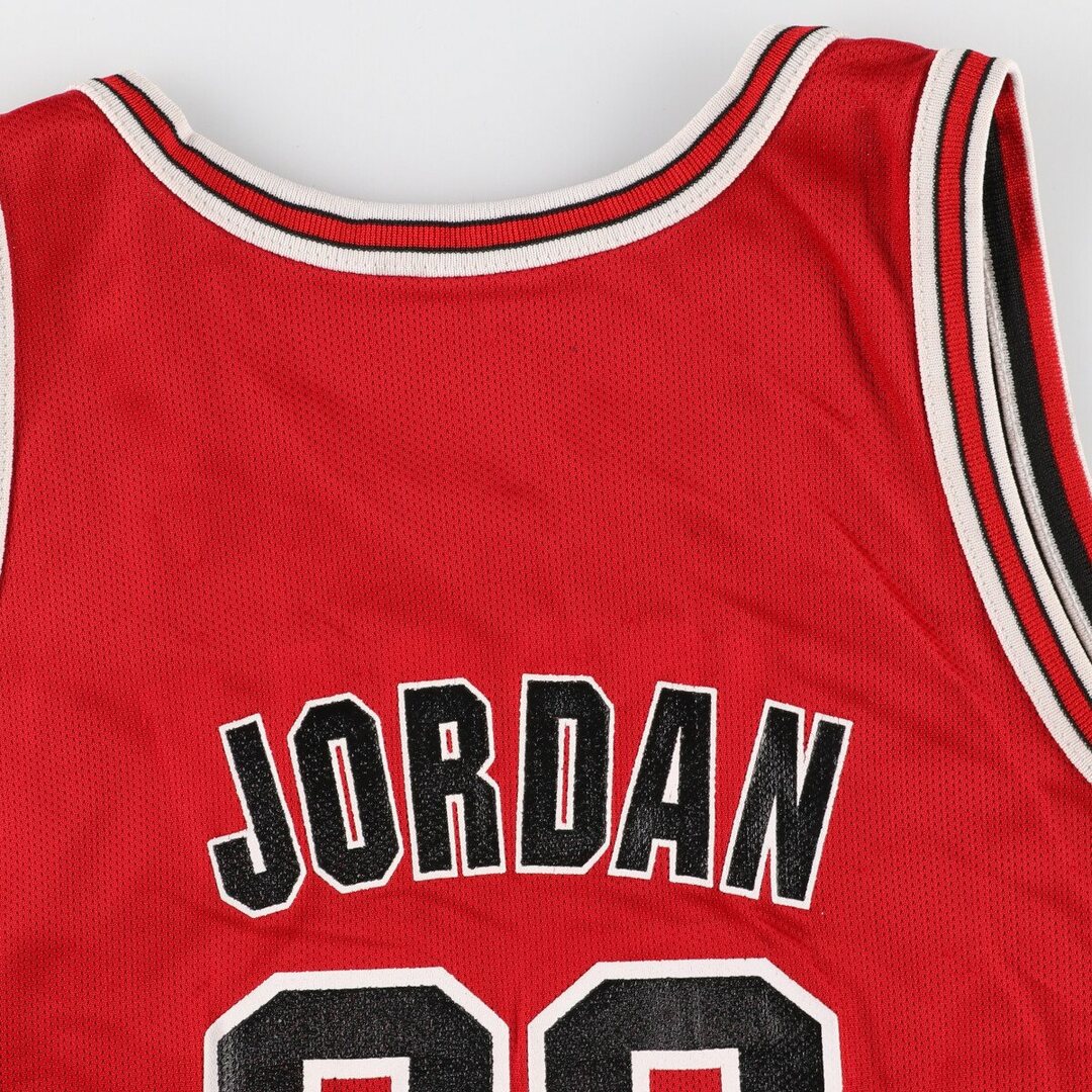 古着 チャンピオン Champion NBA CHICAGO BULLS シカゴブルズ リバーシブル メッシュタンクトップ ゲームシャツ USA製  メンズXS /eaa358617