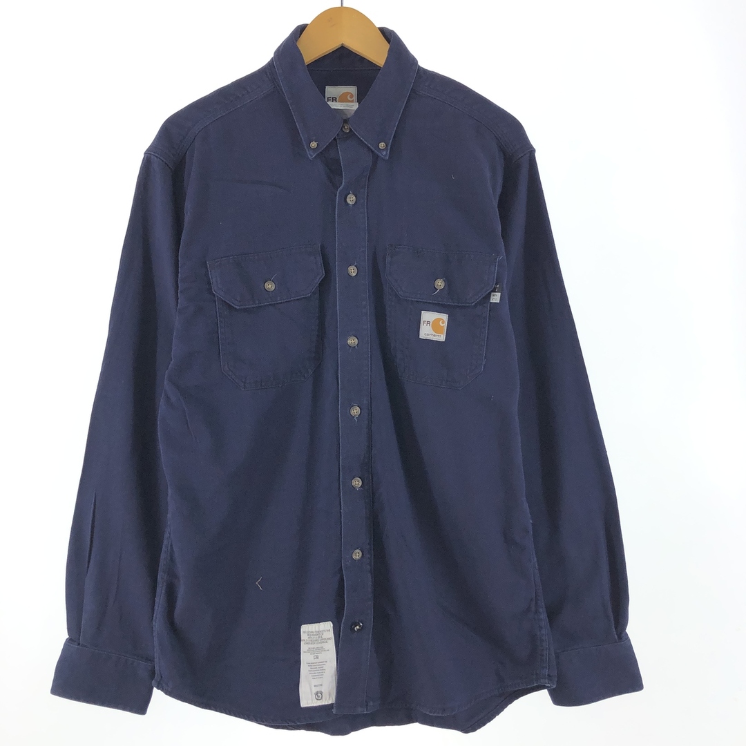 カーハート Carhartt FRシリーズ 長袖 ボタンダウン ワークシャツ メンズL /eaa360005