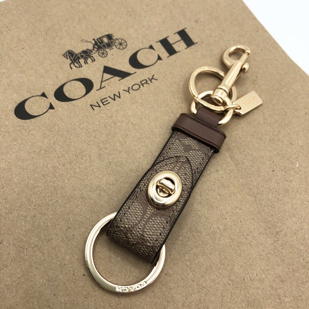 COACH(コーチ)の【COACH☆新品】6 リング キー ケース&キーホルダー2点セット レディースのファッション小物(キーケース)の商品写真