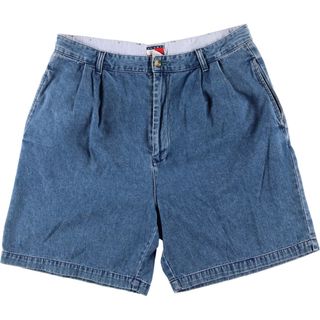 トミーヒルフィガー(TOMMY HILFIGER)の古着 トミーヒルフィガー TOMMY HILFIGER デニムショーツ ショートパンツ メンズw37 /eaa360053(ショートパンツ)